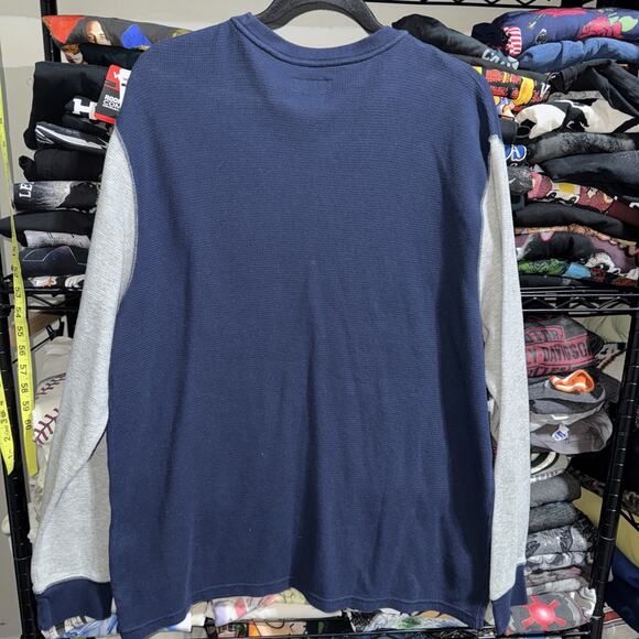 Y2K Ralph Lauren Polo Longsleeve Thermal Embroidered Shirt Size Xxl - Picture 5 of 5